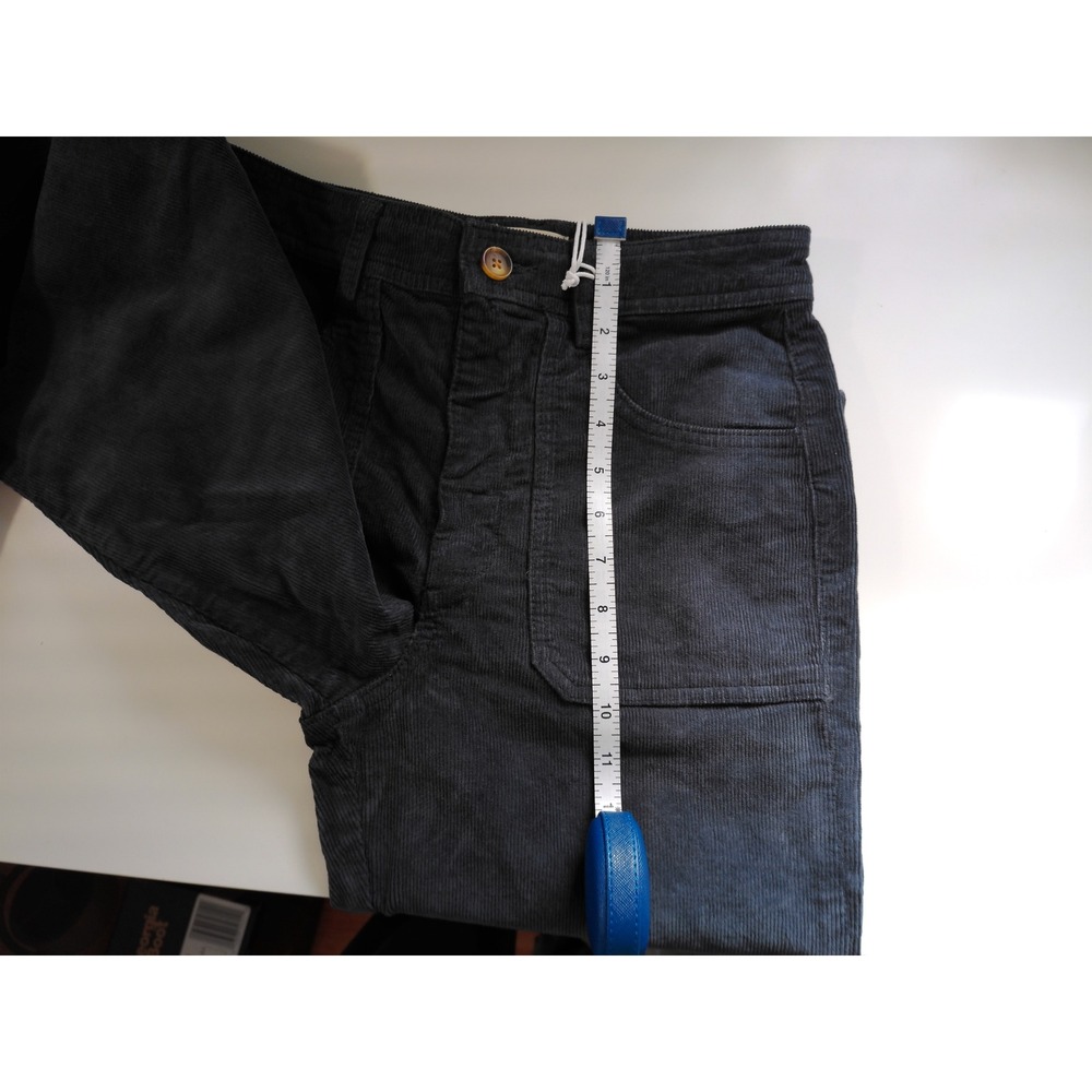 Marine Layer Bridget Corduroy Flare Pants India Ink Navy Blue High Rise Size 6 - Picture 10 of 12